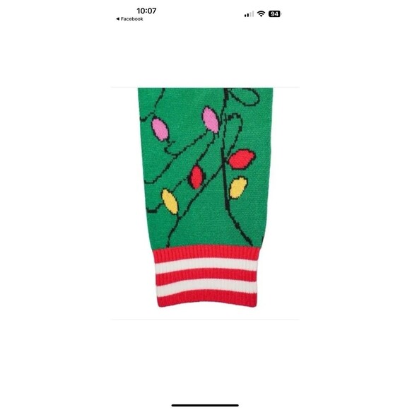 NWT Nightmare Before Christmas Ugly Christmas Sweater Crewneck M 10/12 Disney - Picture 8 of 8